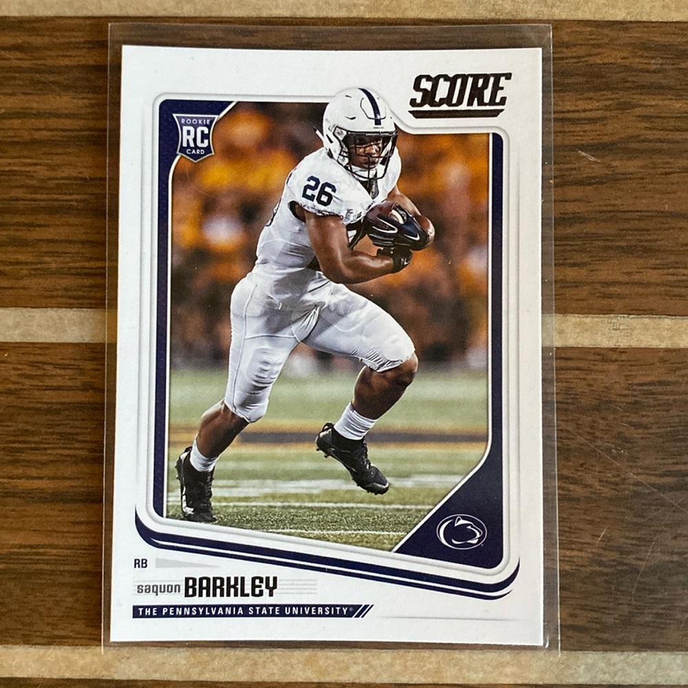 2018 Saquon Barkley rookie card